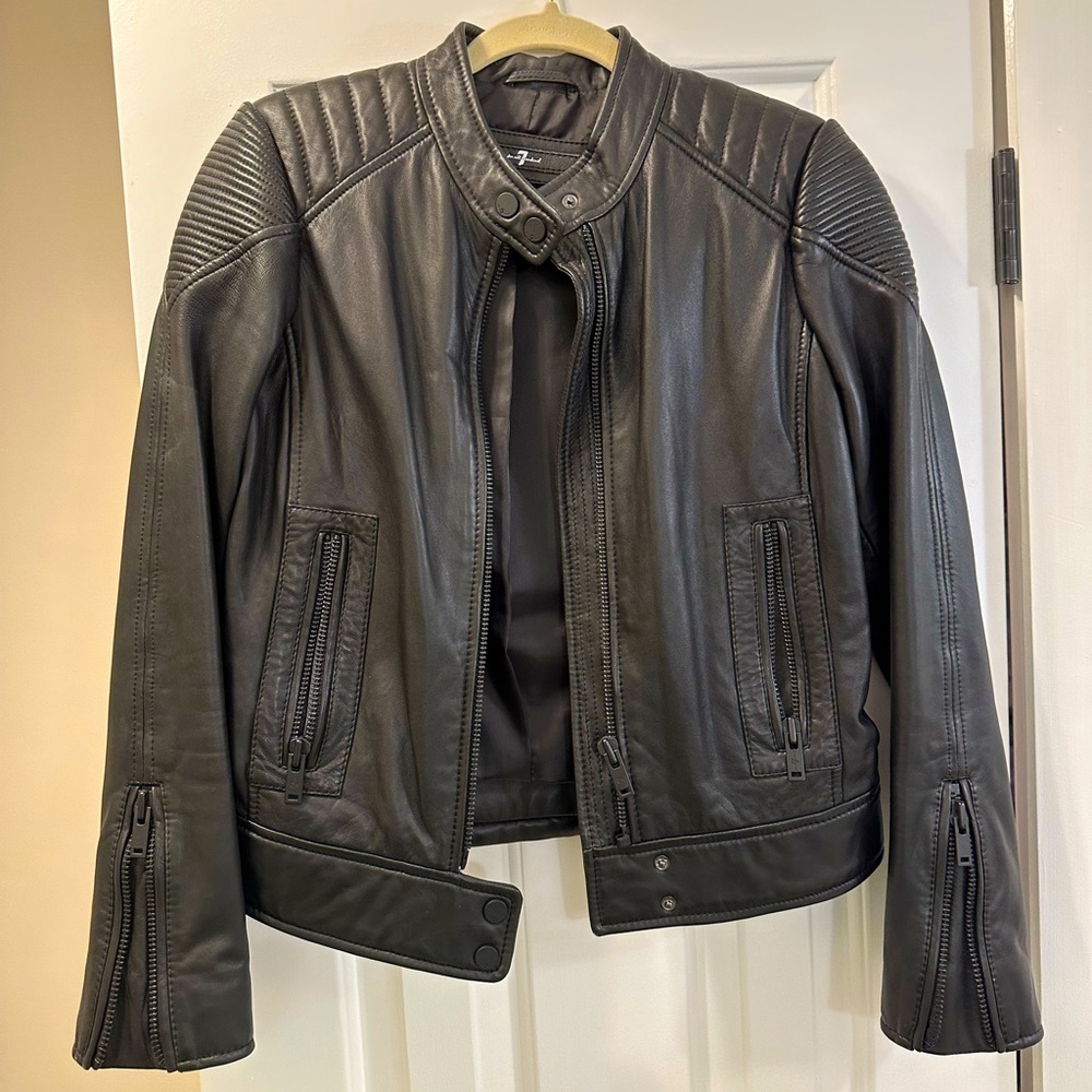 Seven for All Mankind Leather Jacket